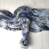 Deadly Nightshade - Hand dyed yarn - Nightmare Before Christmas inspired collection - blue grey with speckles purple green moss