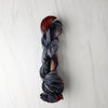 The Mayor - Hand dyed yarn - Nightmare Before Christmas inspired collection - black grey peach orange
