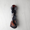 The Mayor - Hand dyed yarn - Nightmare Before Christmas inspired collection - black grey peach orange