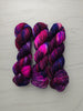 The Summoning - Hand dyed yarn - SW Merino choose your base dark red purple pink blue plum