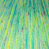 Something to Look Forward to - Hand dyed Variegated yarn - Fingering to bulky- Hope series - neon aqua blue green yellow with pink and rainbow speckles