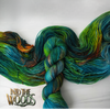 Into the Woods - Hand dyed yarn, teal blue green