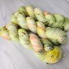 I'm All In - Hand dyed yarn,  pistachio light green peach yellow, moss green speckles inside by twenty one pilots 21 lyrics