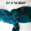 Out of the Woods - Hand dyed yarn, teal blue green purple maroon - Taylor Swift inspired