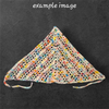 Have a Gay Day - LGBTQIA plus brown back trans flag - Hand dyed variegated yarn - white with roygbiv rainbow stripes  gay pride LGBTQ