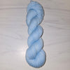 Baby Blue - Hand dyed tonal semi solid yarn - Merino Fingering to worsted pastel light ice blue pastel color