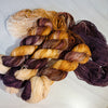 300 Takeout Coffees Later - Hand dyed yarn, light brown cream speckled - Taylor Swift inspired