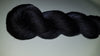 Black tonal solid - Hand dyed yarn