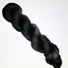 Black tonal solid - Hand dyed yarn