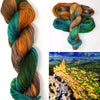 Savannah - Hand dyed Yarn - brown orange green
