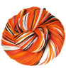 Monarch - Hand dyed yarn -  Fingering to bulky- orange black white