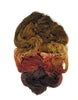 Brownstone-  Hand dyed yarn -  Fingering to bulky- brown red