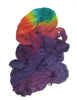 Wanderlust - Hand dyed yarn Merino Fingering purple red rainbow