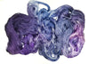 Amethyst -  Hand dyed variegated yarn -purple blue violet