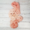 Just Peachy - Hand dyed variegated yarn - Merino Fingering to worsted