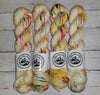 Fall Drizzle - Hand dyed variegated speckled yarn - Merino Fingering to worsted