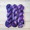 Fade Yarn Set -Purple Flowers - Purple Heart, Blossom, Verbena - three 100g skeins of Hand dyed - yarn set