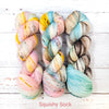 Fade Yarn Set -Girl Power - Bubblegum Babe Flower Girl Earth Mama - three 100g skeins of Hand dyed - yarn set