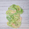 Watermelon Sugar - Hand dyed variegated speckled yarn - Merino Fingering to worsted