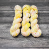Honeydew - Hand dyed variegated speckled yarn - Merino Fingering to worsted