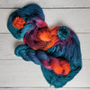 Fire Blooms - Hand dyed variegated yarn - Merino Fingering to worsted