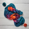Fire Blooms - Hand dyed variegated yarn - Merino Fingering to worsted