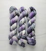 Jack - Hand dyed yarn, nightmare before Christmas collection, Halloween yarn - purple grey black white skellington