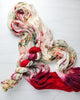 Poinsettia Pop - Hand dyed assigned pooling yarn -SW Merino choose your base fingeeing sock dk lace bulky aran