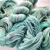 Spruce - Hand dyed speckled yarn -SW Merino choose your base fingering sock dk lace bulky aran