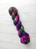 Everything Changed Me - Hand dyed Variegated yarn -  Fingering to bulky-  magenta purple teal turquoise yellow rainbow