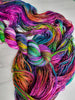 Everything Changed Me - Hand dyed Variegated yarn -  Fingering to bulky-  magenta purple teal turquoise yellow rainbow