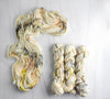 Banana Breakfast-  Hand dyed yarn - yellow brown black