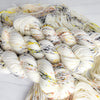Banana Breakfast-  Hand dyed yarn - yellow brown black