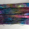 Oil Slick - Hand dyed variegated yarn - grey rainbow