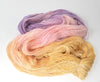 Sweetie Pie - Hand dyed yarn - Merino Fingering pastel pink purple caramel