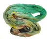 Smudge Stick-  Hand dyed yarn Merino Fingering Weight sage moss emerald green