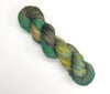 Smudge Stick-  Hand dyed yarn Merino Fingering Weight sage moss emerald green