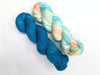 Northwest tonal solid - Hand dyed yarn Fingering blue