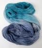 Arctic - Hand dyed yarn - teal blue grey gray