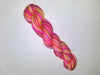 Wild Child -Variegated Hand dyed yarn- Fingering pink yellow white
