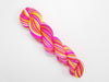 Wild Child -Variegated Hand dyed yarn- Fingering pink yellow white