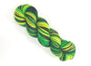 Emerald City - Hand dyed variegated yarn - SW Merino Fingering to worsted green yarn
