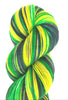 Emerald City - Hand dyed variegated yarn - SW Merino Fingering to worsted green yarn