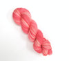 Living Coral - Hand dyed variegated yarn - SW Merino Fingering to worsted