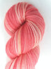 Living Coral - Hand dyed variegated yarn - SW Merino Fingering to worsted
