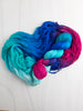 Across Space & Time- Hand dyed variegated yarn - blue purple magenta