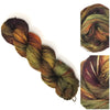 Autumn Acorn- Hand dyed yarn -  Fingering to bulky- brown green