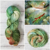 Nimble Fox - Hand dyed variegated speckled yarn - Merino Fingering to worsted