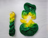 Green Bay Packers - Hand dyed yarn -  Fingering to bulky- green gold yellow white