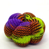 Trick or Treat - Hand dyed palindrome yarn - purple orange lime green black Halloween colors